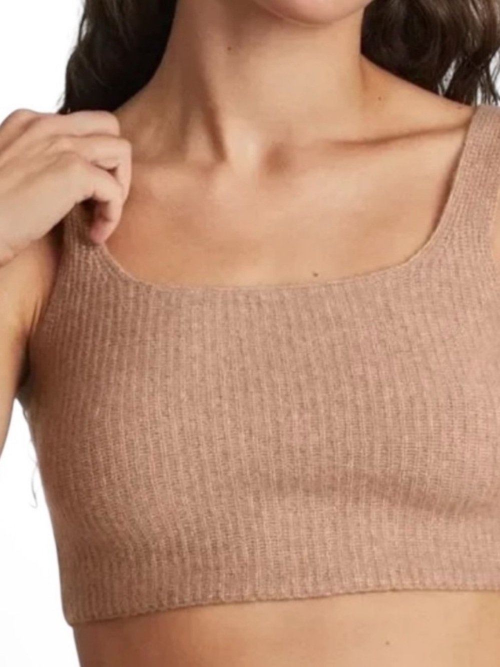 NWT Everlane The Cozy-Stretch Wool Yaki Hair Blend Tank